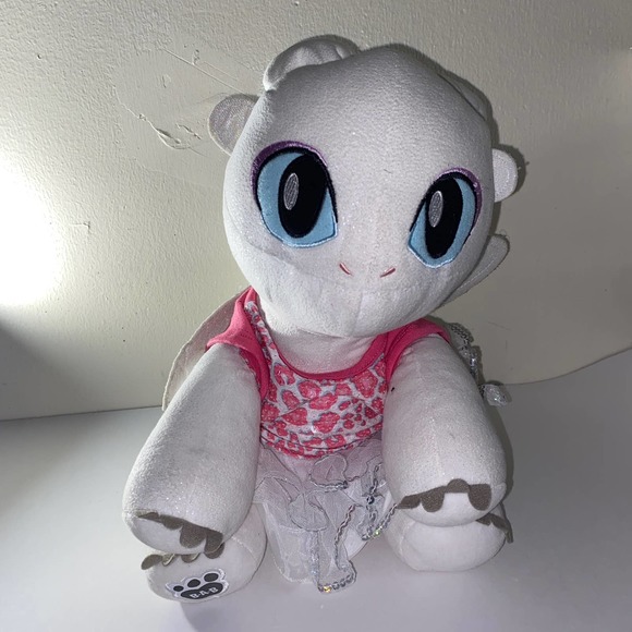 BuildABear Toys Build A Bear Plush How To Train Your Dragon White